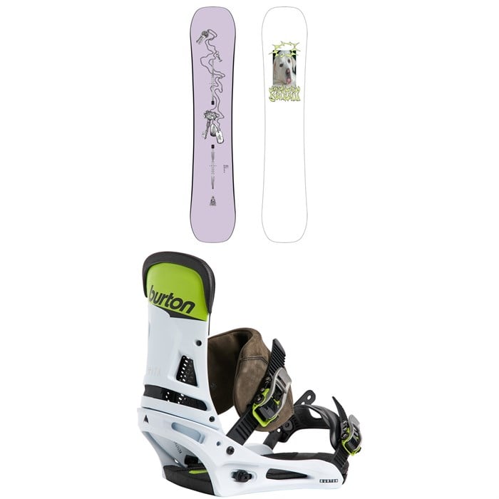 Burton - Burton Good Company Snowboard + Malavita Snowboard Bindings 2026