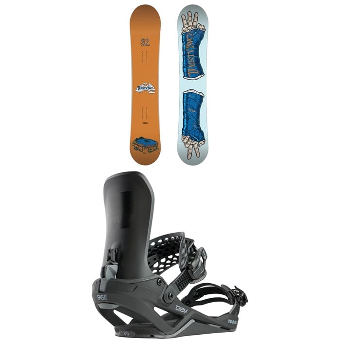 thirtytwo - thirtytwo Middle Earth Pro LTD Snowboard + T32M FASE Snowboard Bindings 2027