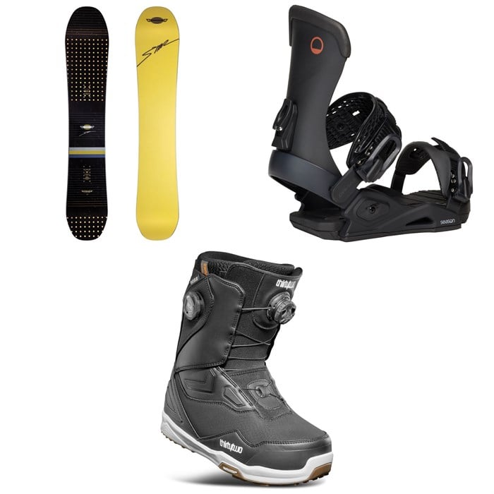 Sims - Sims Fakie Snowboard + Season Meld Snowboard Bindings + thirtytwo TM-2 Double Boa Snowboard Boots 2026