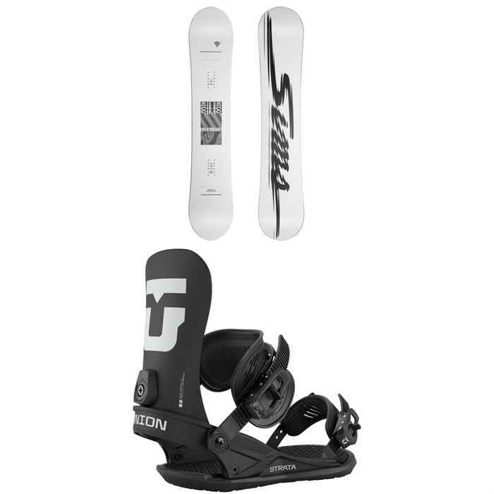Sims - Sims Aurum Snowboard + Union Strata Snowboard Bindings 2026