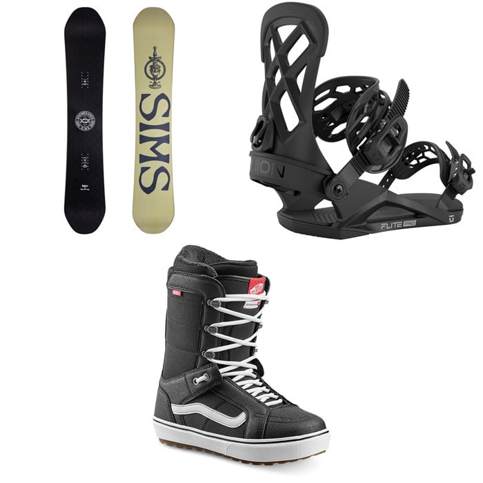 Sims - Sims Joker Snowboard + Union Flite Pro Snowboard Bindings + Vans Hi Standard OG Snowboard Boots 2026