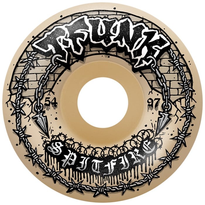 Spitfire - Spitfire Formula Four 97d Radial Full T-Funk Raw Skateboard Wheels