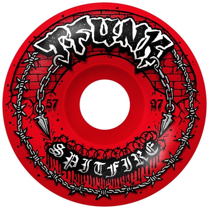 Spitfire - Spitfire Formula Four 97d Radial Full T-Funk Raw Skateboard Wheels