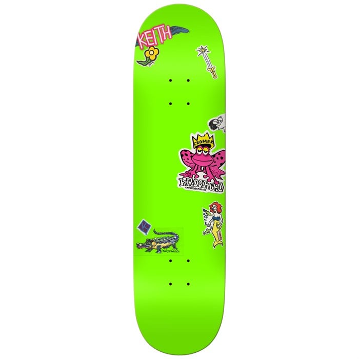Krooked - Krooked Cromer Neon Stickers 8.25 Skateboard Deck