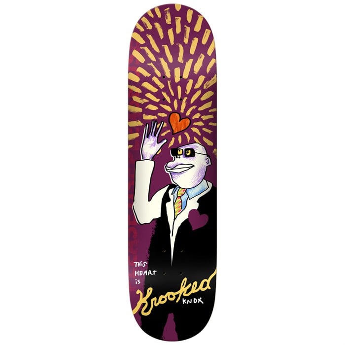 Krooked - Krooked Knox This Heart 8.5 Skateboard Deck