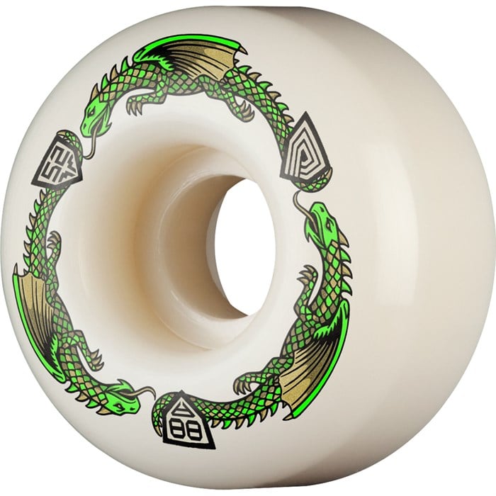 Powell Peralta - Powell Peralta Dragon Formula Green 88a V1 Symmetrical Skateboard Wheels