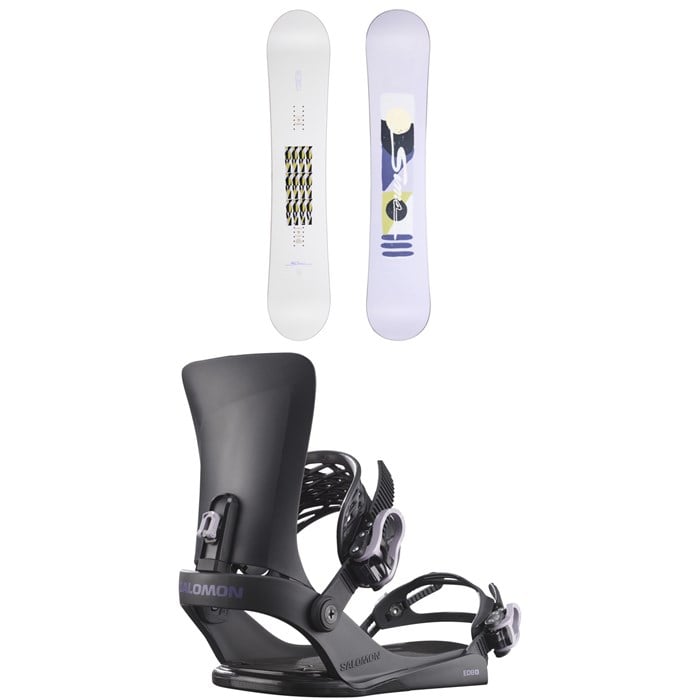 Sims - Sims Fluid Snowboard + Salomon EDB X Snowboard Bindings - Women's 2026