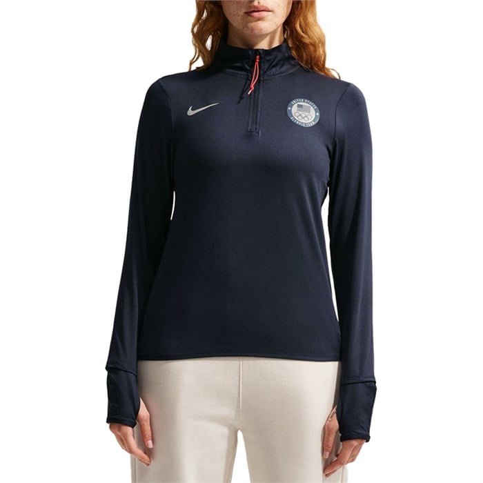 Nike - Nike United States Olympic Team Swift Element 1/4 Zip Top - Women's