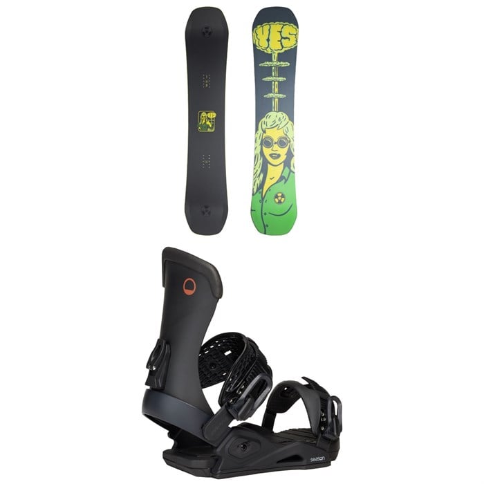 Yes. - Yes. Shifter 3D Snowboard + Season Meld Snowboard Bindings 2026