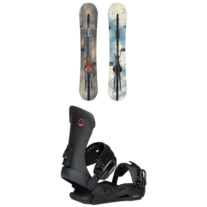 Dinosaurs Will Die - Dinosaurs Will Die Holce Snowboard + Season Meld Snowboard Bindings