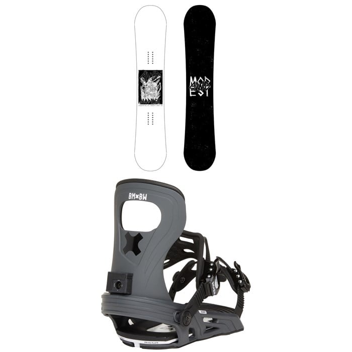 Dinosaurs Will Die - Dinosaurs Will Die maeT Snowboard + Bent Metal Joint LTD Snowboard Bindings