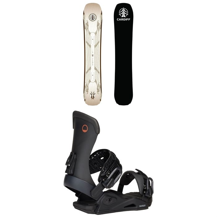 Cardiff - Cardiff Goat Enduro Snowboard + Season Meld Snowboard Bindings 2026
