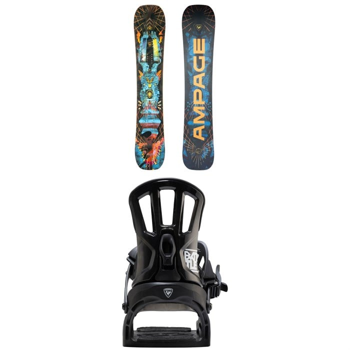 Rossignol - Rossignol Ampage Vol.1 Snowboard + Battle Snowboard Bindings 2026