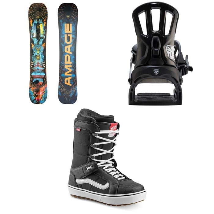 Rossignol - Rossignol Ampage Vol.1 Snowboard + Battle Snowboard Bindings + Vans Hi Standard OG Snowboard Boots 2026