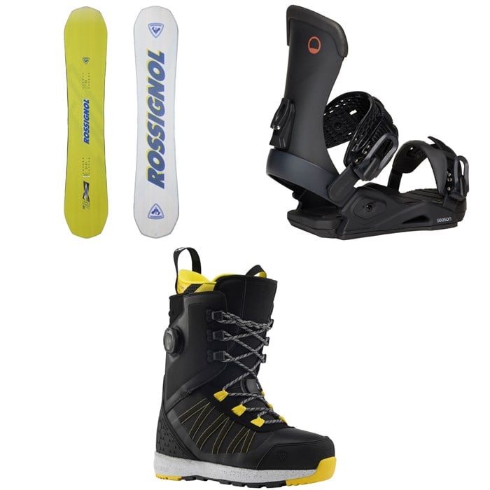 Rossignol - Rossignol Super Revenant Snowboard + Season Meld Snowboard Bindings + Rossignol RS Hybrid Snowboard Boots 2026