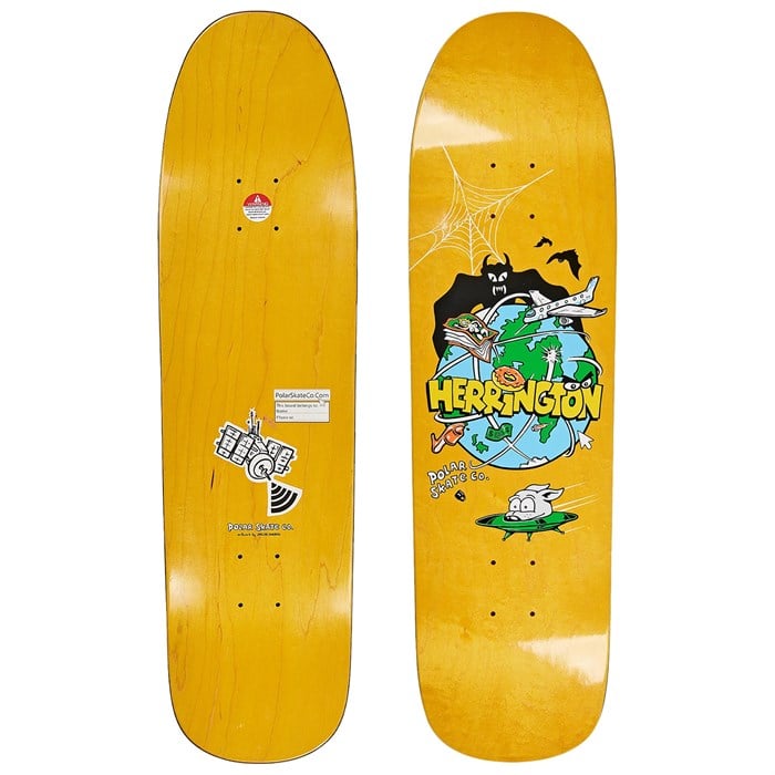 Polar Skate Co. - Polar Skate Co. Aaron Herrington Planet Herrington 1991 Jr. 8.65 Skateboard Deck