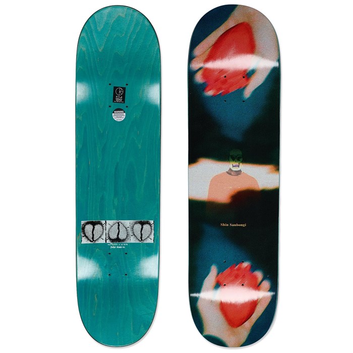Polar Skate Co. - Polar Skate Co. Shin Sanbongi Heart In Hand 8.5 Skateboard Deck