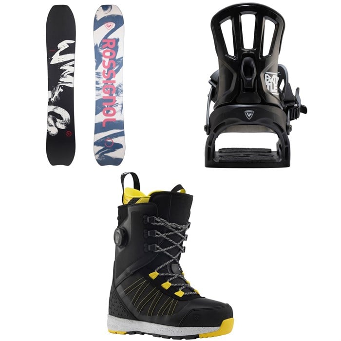 Rossignol - Rossignol WU-JI Snowboard + Battle Snowboard Bindings + RS Hybrid Snowboard Boots