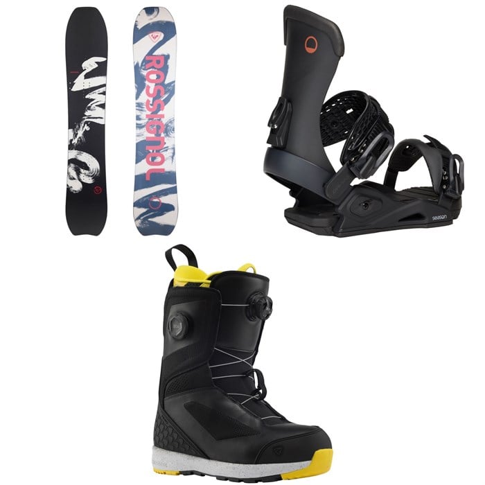 Rossignol - Rossignol WU-JI Snowboard + Season Meld Snowboard Bindings + RS Primo Snowboard Boots