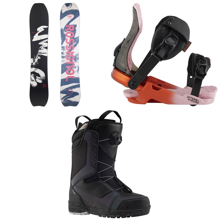 Rossignol - Rossignol WU-JI Snowboard + After Hours Snowboard Bindings + Alley Boa H4 Snowboard Boots - Women's