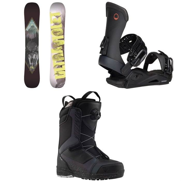 Rossignol - Rossignol Ultraviolet Snowboard + Season Meld Snowboard Bindings + Alley Boa H4 Snowboard Boots - Women's