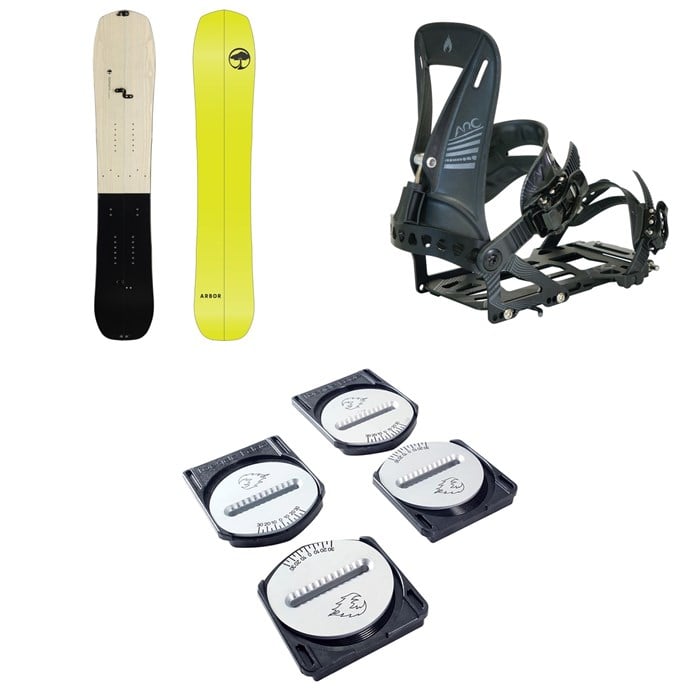 Arbor - Arbor Landmark Splitboard + Spark R&D Arc ST Splitboard Bindings + R&D Spark Pucks 2026