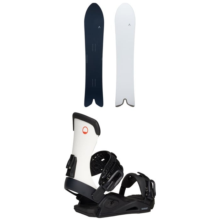 Fjell Snowboards - Fjell Snowboards MT 1542 Snowboard + Season Meld Snowboard Bindings 2026