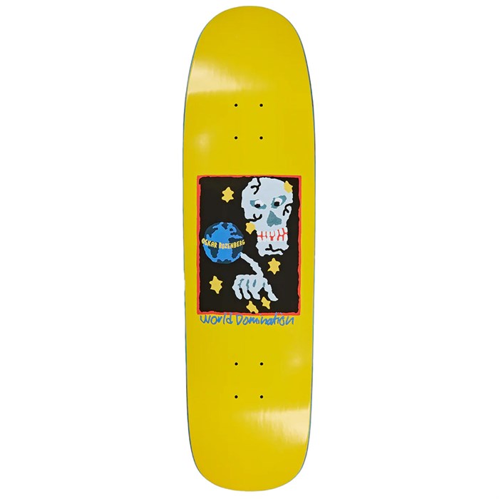 Polar Skate Co. - Polar Skate Co. Oskar Rozenberg World Domination Yellow P9 8.625 Skateboard Deck