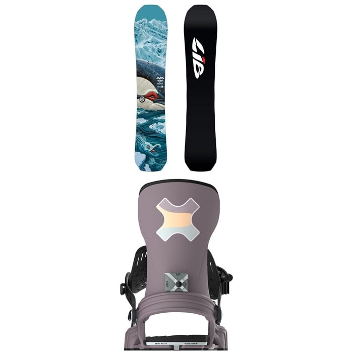 Lib Tech - Lib Tech T. Rice Orca II Snowboard + Bent Metal Stylist Snowboard Bindings - Women's