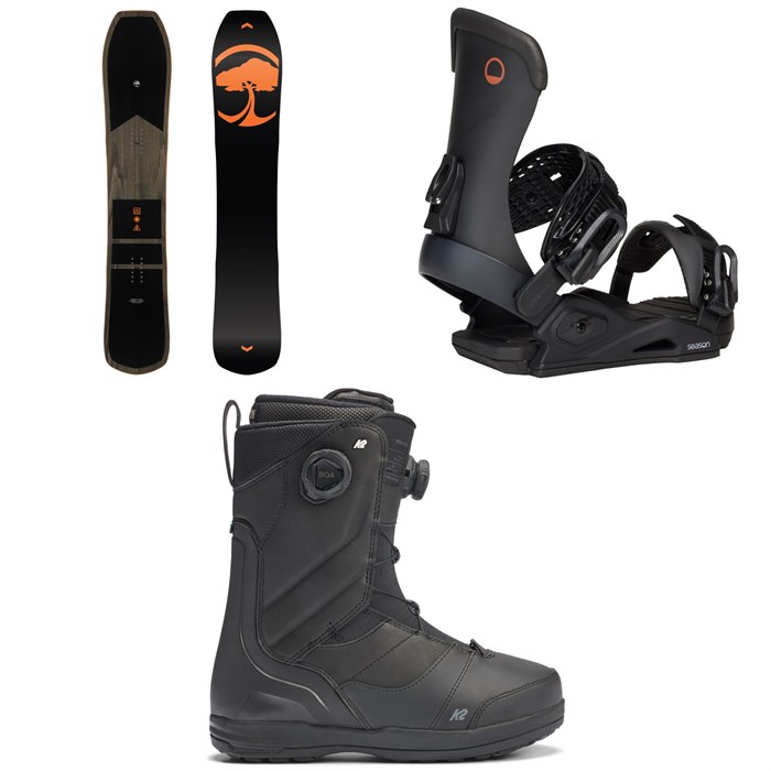 Arbor - Arbor Coda Snowboard + Season Meld Snowboard Bindings + K2 Maysis Snowboard Boots 2026