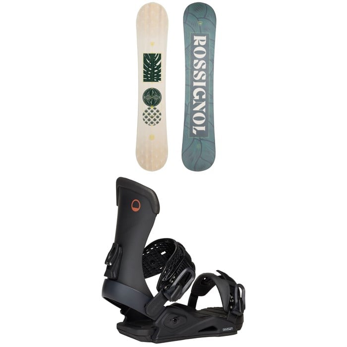 Rossignol - Rossignol Soulside Snowboard + Season Meld Snowboard Bindings