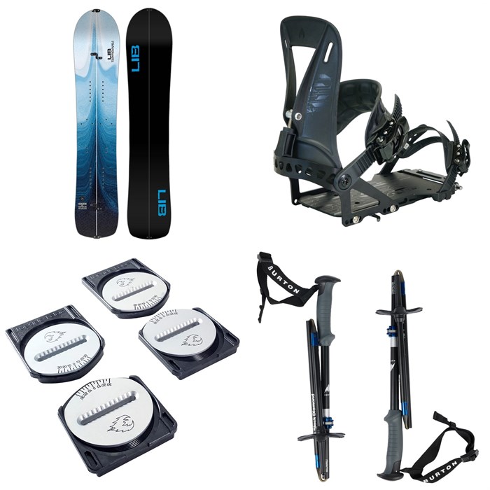 Lib Tech - Lib Tech Escalator Splitboard + Spark R&D Surge ST Splitboard Bindings + Spark Pucks + Burton x Black Diamond Compactor Poles 2026