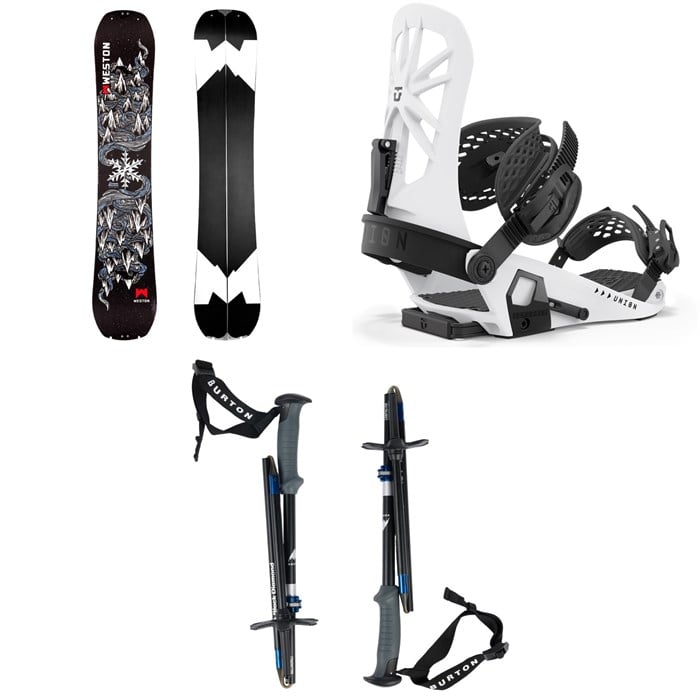 Weston - Weston Dream Machine Splitboard + Union Explorer Splitboard Bindings + Burton x Black Diamond Compactor Poles 2026