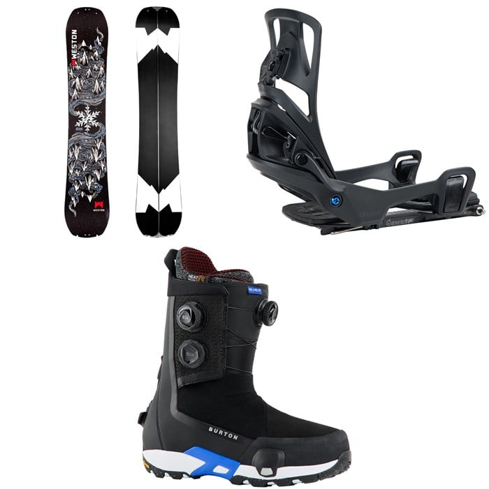 Weston - Weston Dream Machine Splitboard + Burton Step On Splitboard Bindings + Highshot X Pro Step On Snowboard Boots 2026