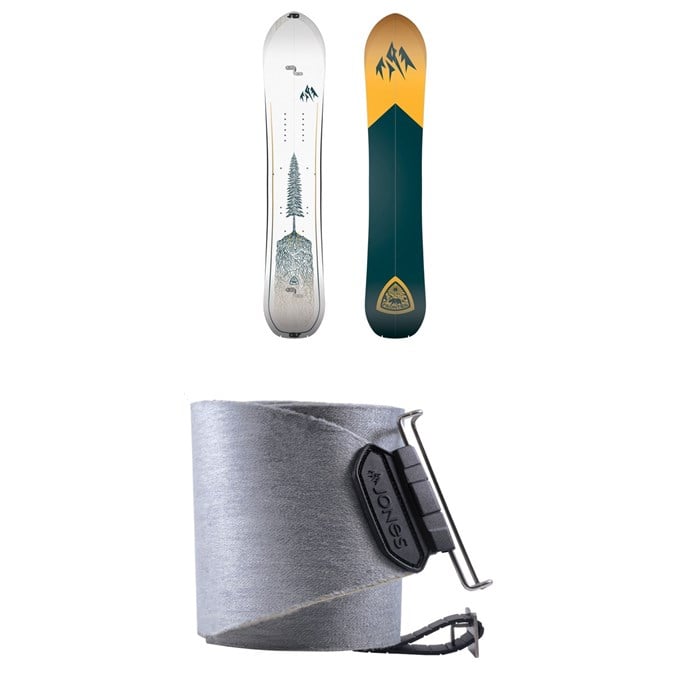 Jones - Jones Frontier 2.0 Splitboard + Nomad Quick Tension Tail Clip Splitboard Skins 2026