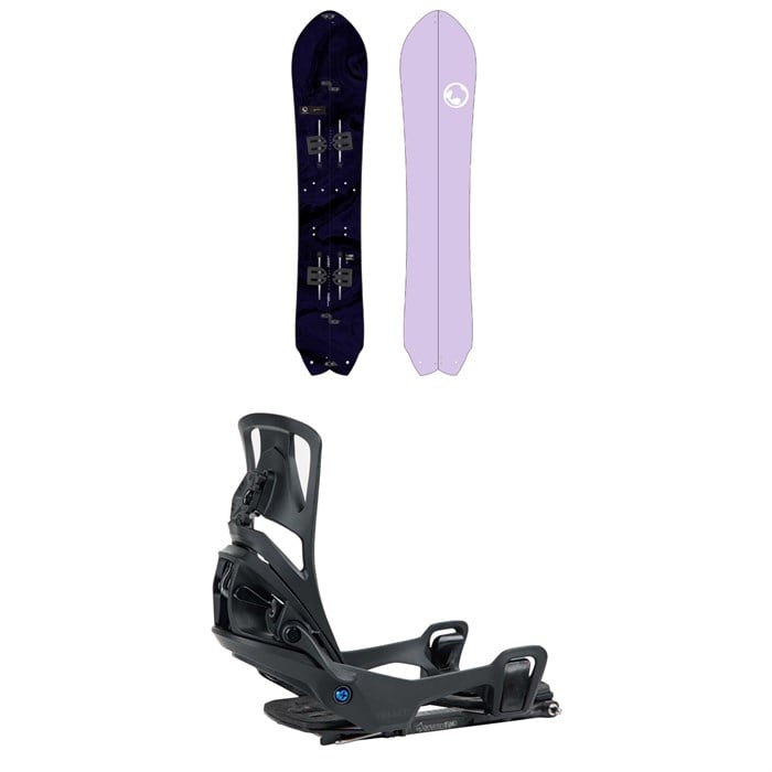 Burton - Burton Fish 3D Splitboard + Step On Splitboard Bindings - Women's 2026