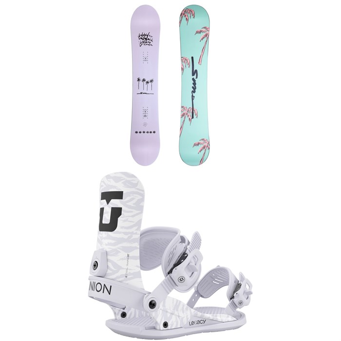 Sims - Sims Salt Snowboard + Union Legacy Snowboard Bindings - Women's 2026