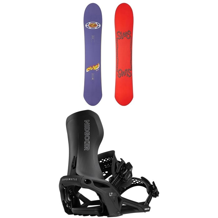 Sims - Sims Nub Snowboard + Nidecker LT Supermatic Snowboard Bindings