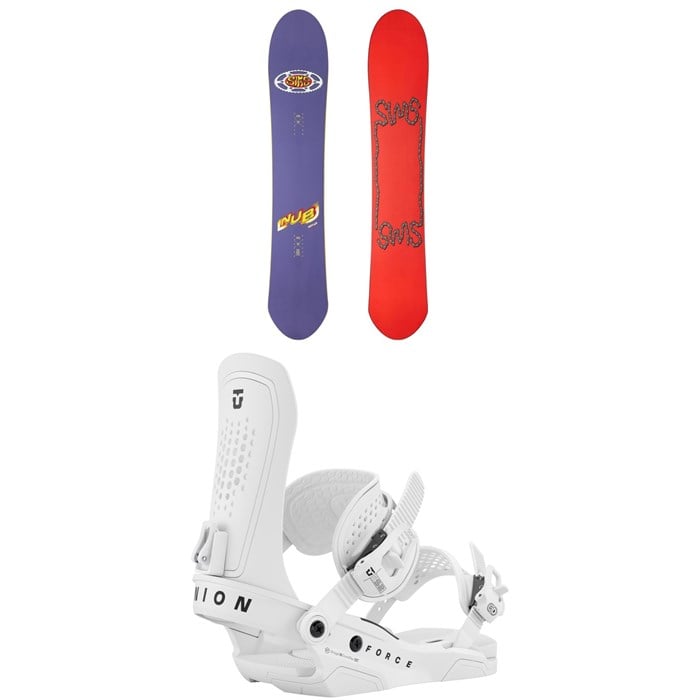 Sims - Sims Nub Snowboard + Union Force Snowboard Bindings