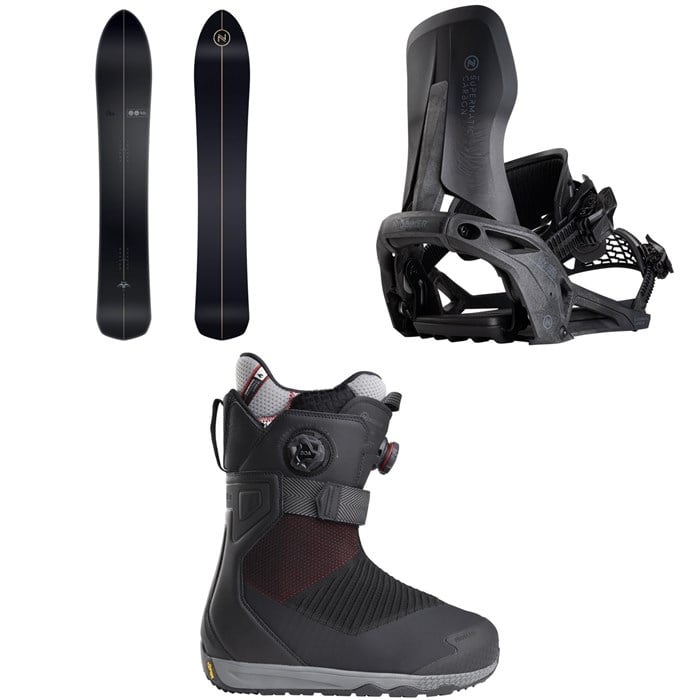 Nidecker - Nidecker The Gun Snowboard + Supermatic Carbon Snowboard Bindings + Index Snowboard Boots 2026