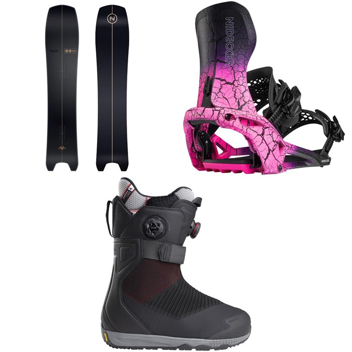 Nidecker - Nidecker The Mosquito Snowboard + LT Supermatic Snowboard Bindings + Index Snowboard Boots 2026