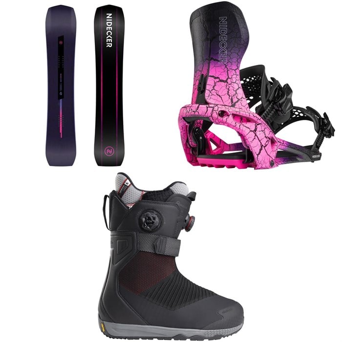Nidecker - Nidecker Thruster Snowboard + LT Supermatic Snowboard Bindings + Index Snowboard Boots 2026