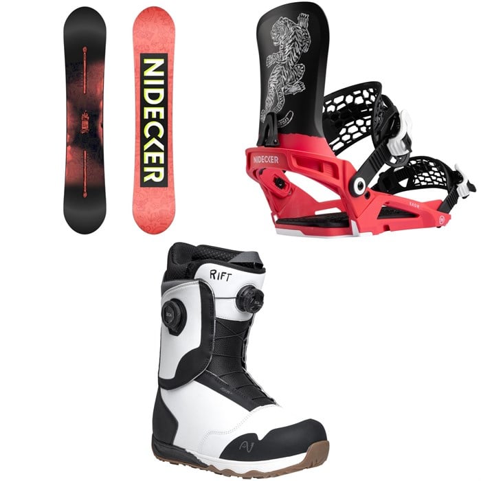 Nidecker - Nidecker Sensor Pro Snowboard + Kaon Snowboard Bindings + Rift Snowboard Boots 2026