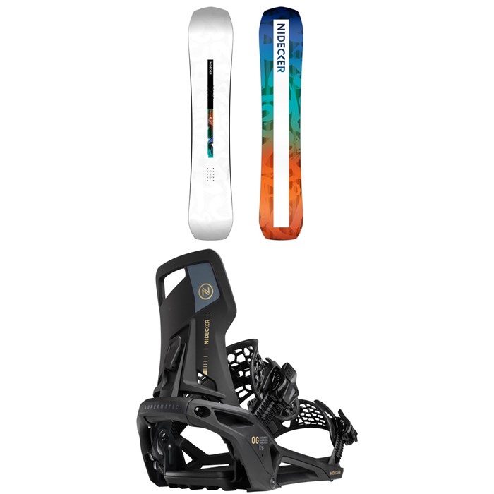 Nidecker - Nidecker Escape Snowboard + OG Supermatic Snowboard Bindings