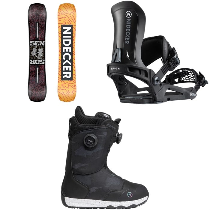 Nidecker - Nidecker Sensor Snowboard + Muon Snowboard Bindings + Rift Snowboard Boots - Women's 2026