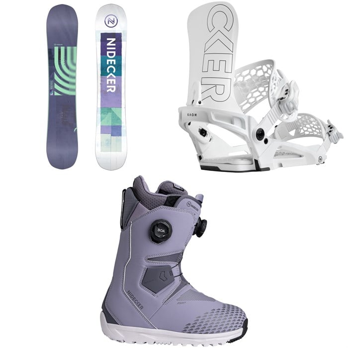 Nidecker - Nidecker Astral Snowboard + Kaon Snowboard Bindings  + Altai Snowboard Boots - Women's 2026