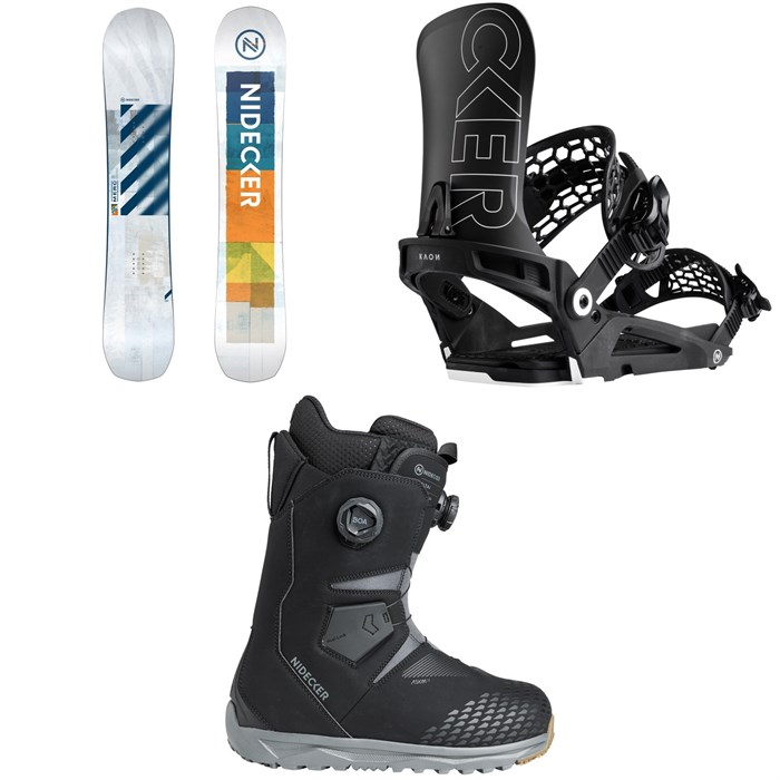 Nidecker - Nidecker Merc Snowboard + Kaon Snowboard Bindings + Altai Snowboard Boots 2026