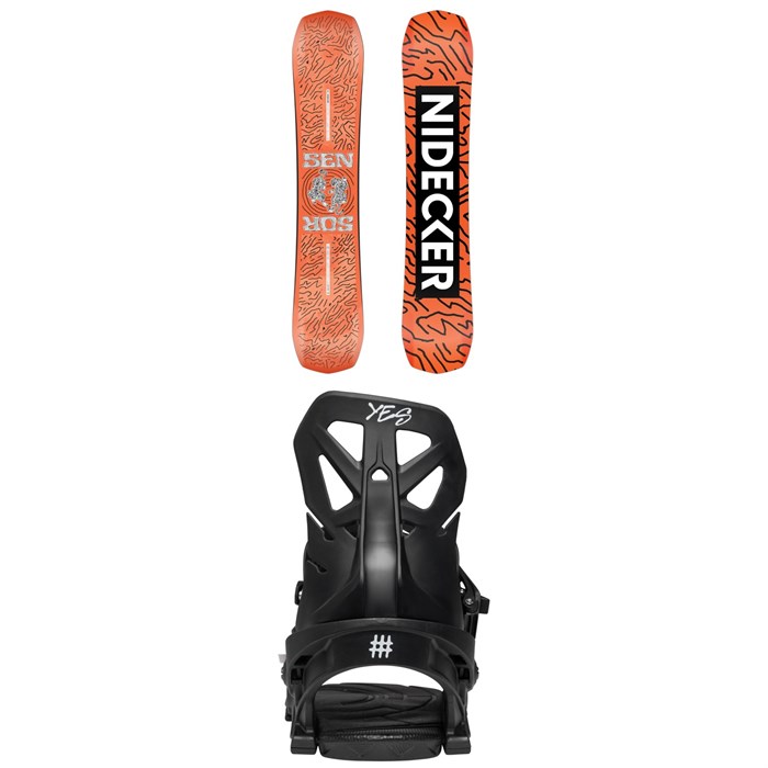 Nidecker - Nidecker Sensor Snowboard + Yes. NX-Gen Snowboard Bindings - Kids' 2026