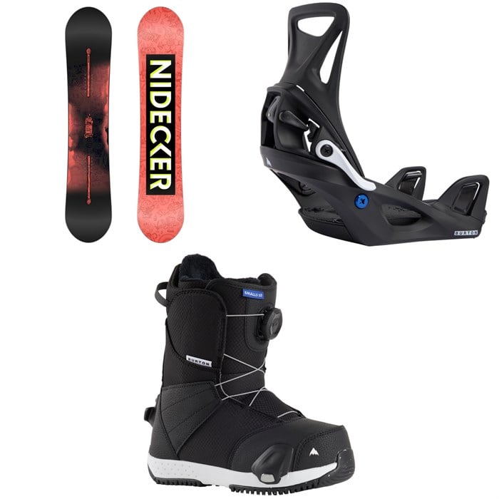 Nidecker - Nidecker Sensor Pro Snowboard + Burton Step On Snowboard Bindings + Smalls Step On Snowboard Boots - Kids'