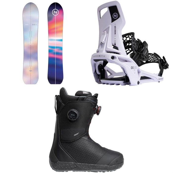 Nidecker - Nidecker Mellow Snowboard + OG Supermatic Snowboard Bindings + Rift Pro Snowboard Boots - Women's 2026